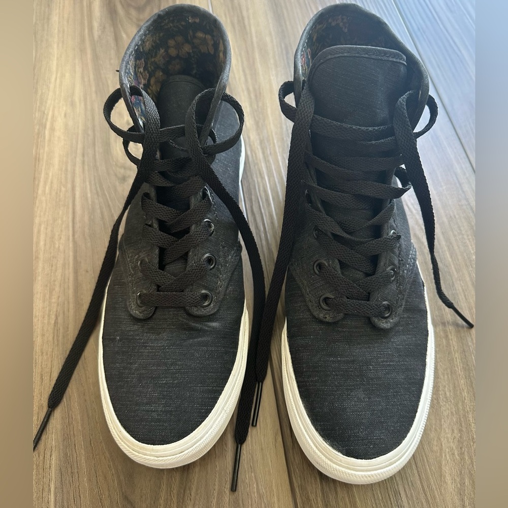 Vans Ankle Sneakers Black Heather Size 7 Women